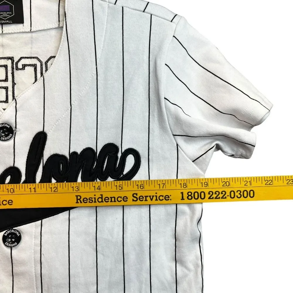 Barcelona #55 Jersey XSMALL Varsity Collection BD1899 Cotton Double Sided - Picture 6 of 7